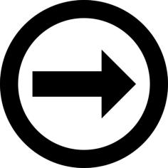 Right Arrow Circle Outline Svg Vector, Free Vectors File